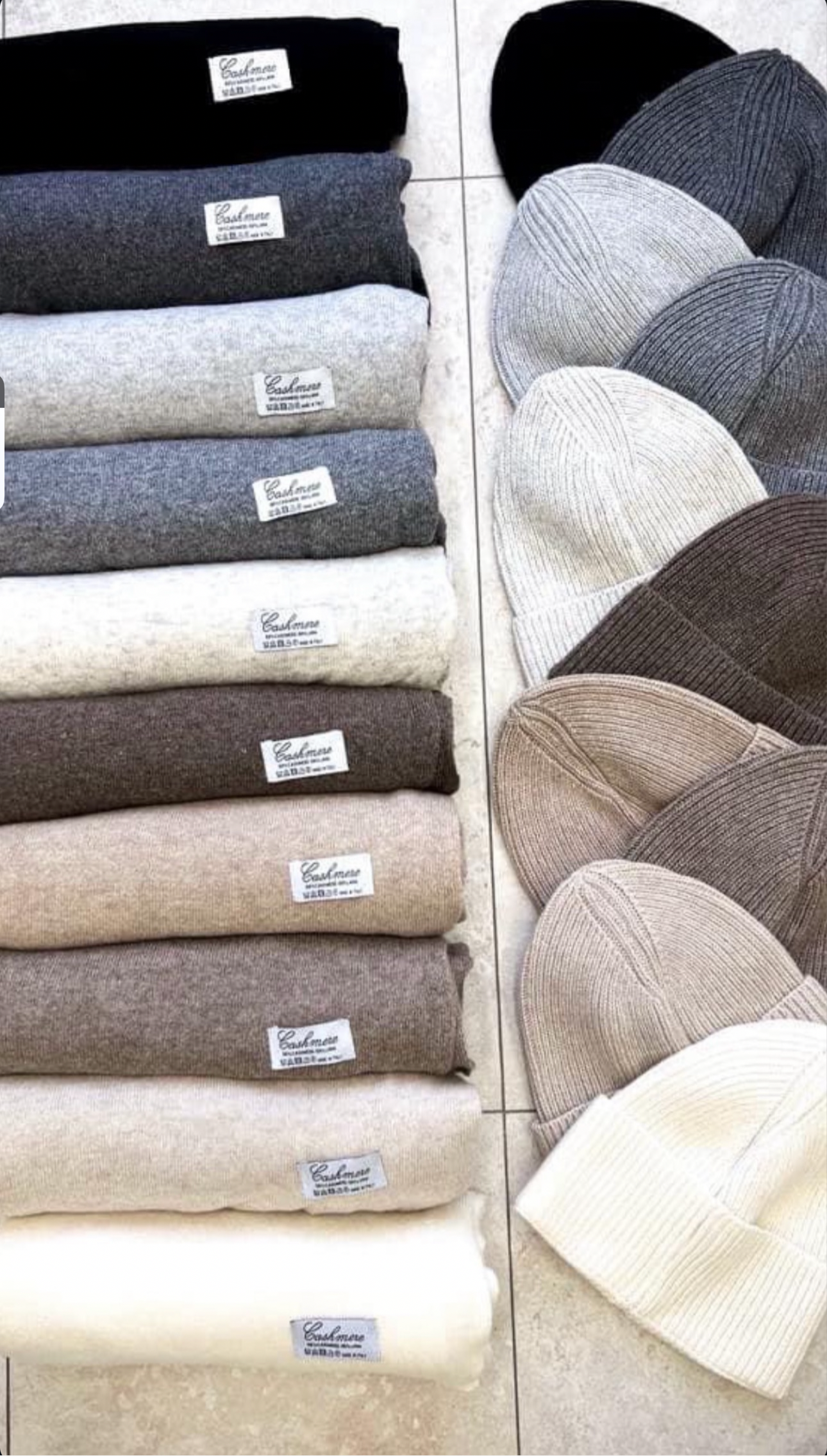 Kepurės ir šaliko komplektas CASHMERE