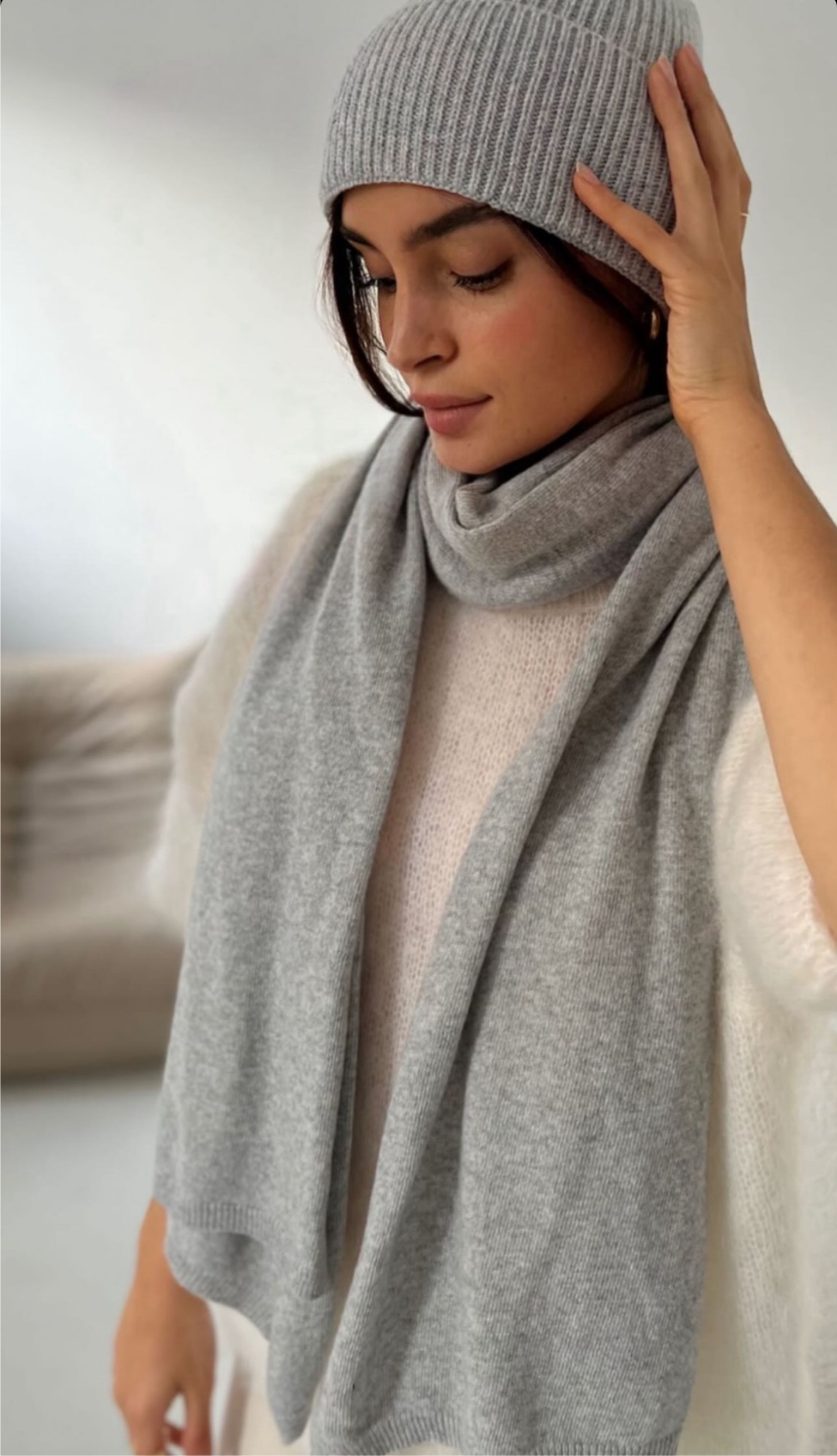 Kepurės ir šaliko komplektas CASHMERE